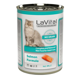 LAVİTAL SOMONLU KEDİ YAŞ MAMA 400GR