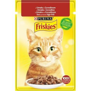 Friskies Sığır Etli Soslu Yaş Kedi Maması 85 gr 