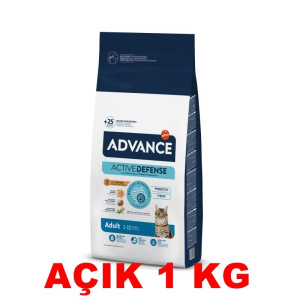 ADVANCE TAVUKLU KEDİ MAMASI 1 KG (AÇIK)