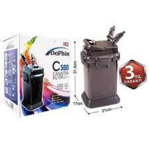 Dophin C-500 Akvaryum Dış Filtre 1130 L/H 12w Full Dolu